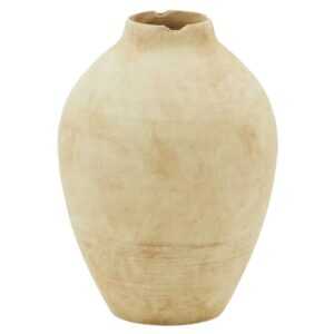 Béžová keramická váza Kave Home Silbet 31 cm