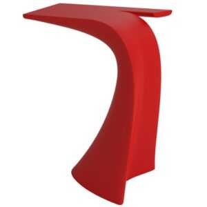 VONDOM Matně červený plastový barový stůl WING 76 x 50 cm
